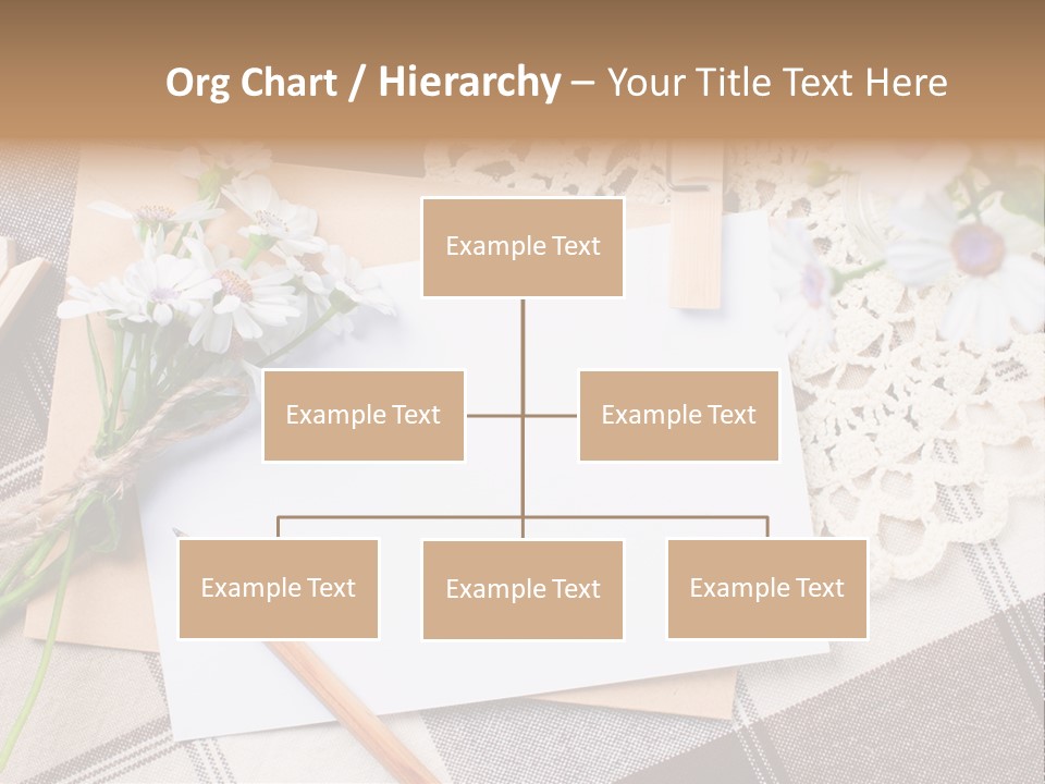 Mail Clothespins Post PowerPoint Template