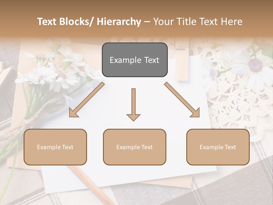 Mail Clothespins Post PowerPoint Template