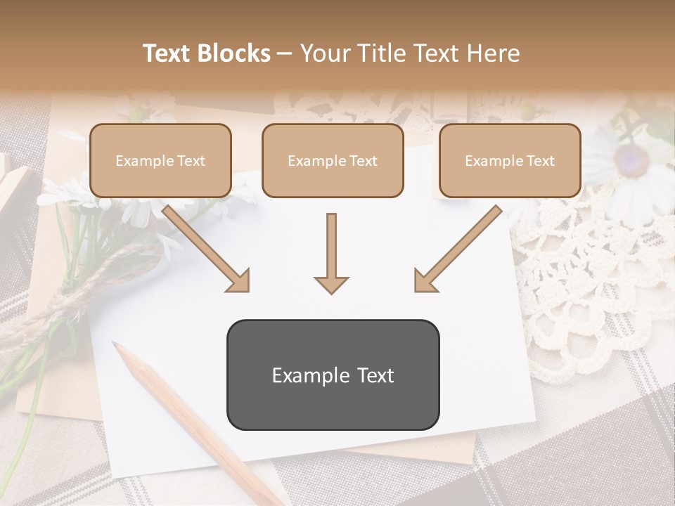 Mail Clothespins Post PowerPoint Template