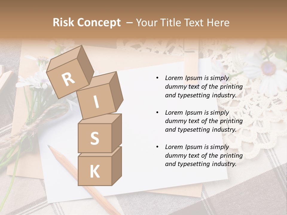 Mail Clothespins Post PowerPoint Template