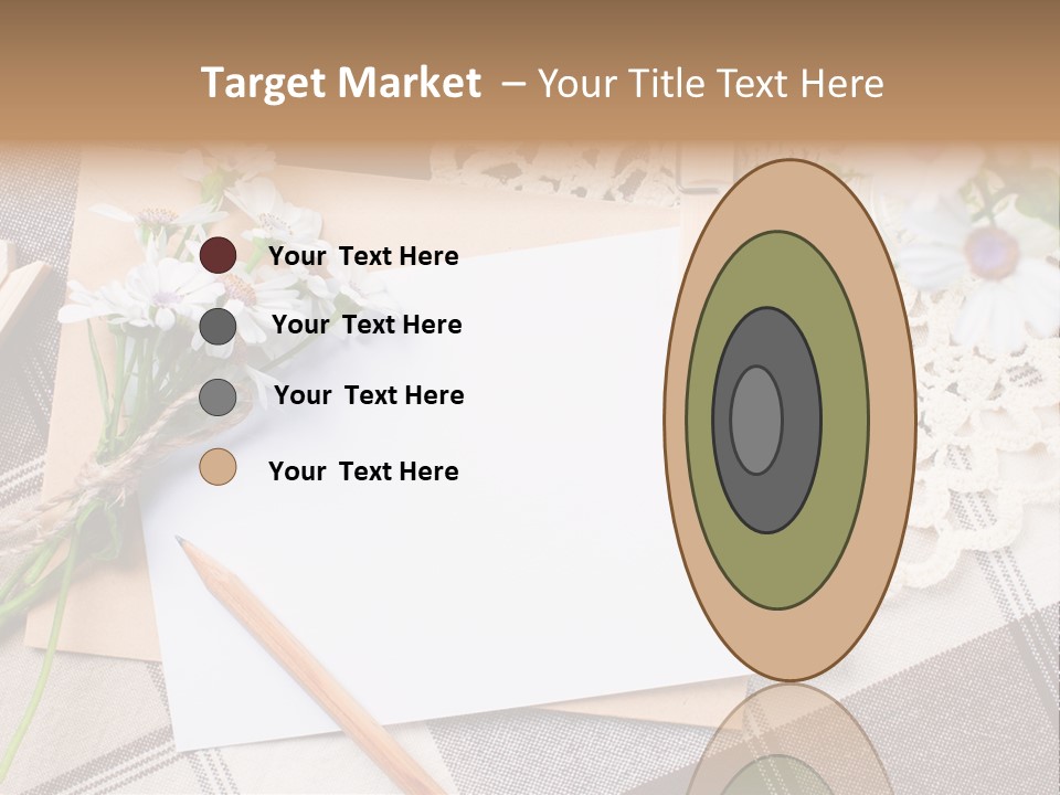 Mail Clothespins Post PowerPoint Template