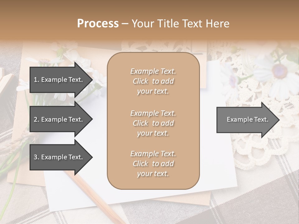Mail Clothespins Post PowerPoint Template