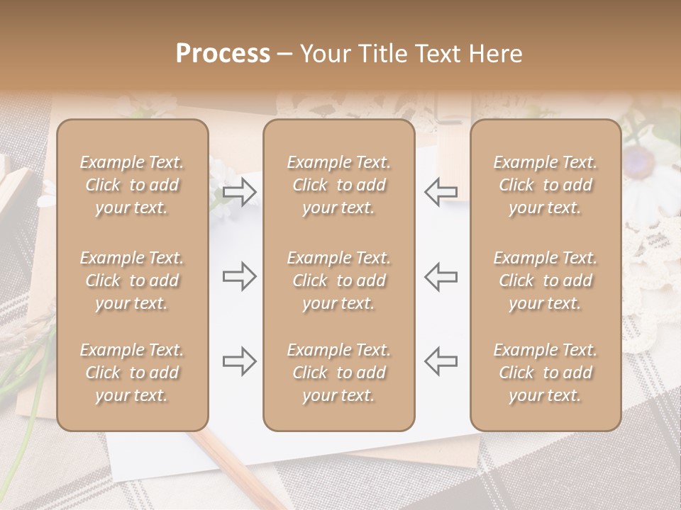 Mail Clothespins Post PowerPoint Template