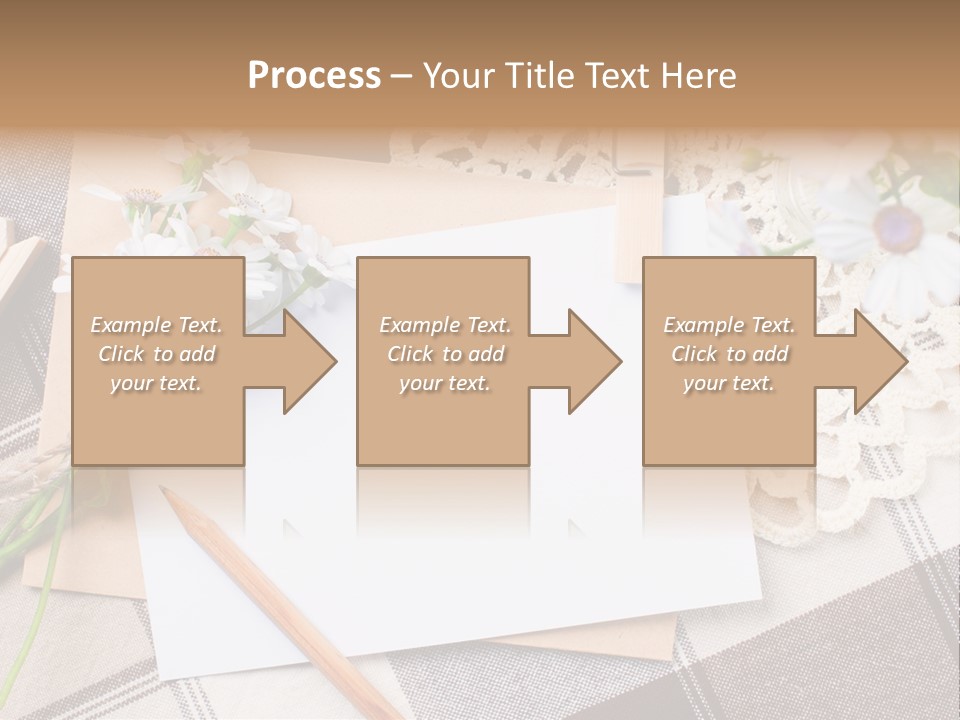 Mail Clothespins Post PowerPoint Template