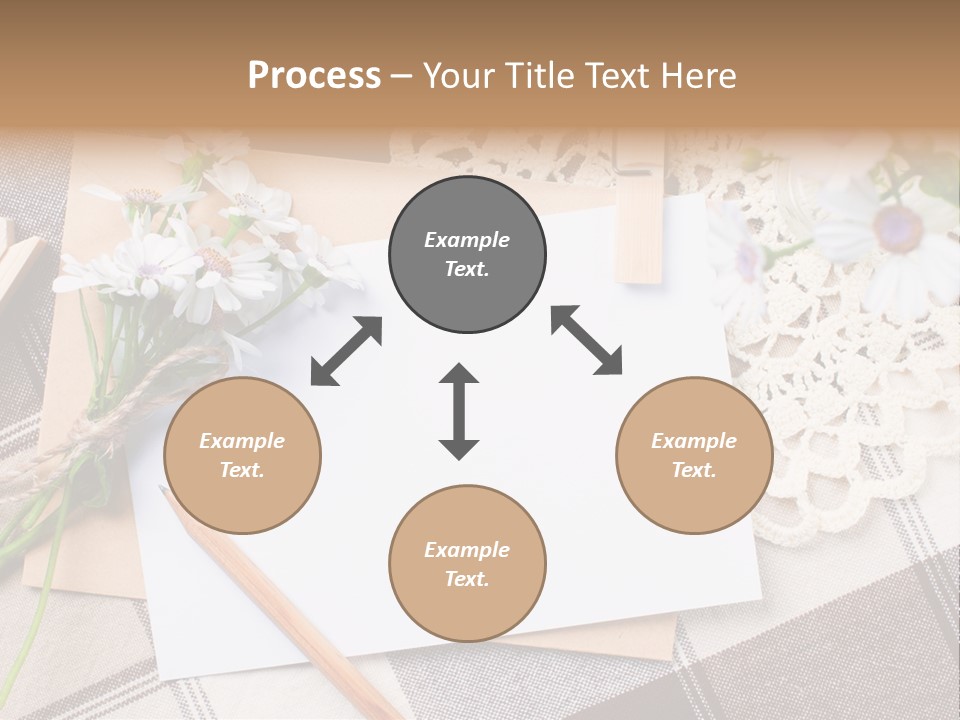 Mail Clothespins Post PowerPoint Template