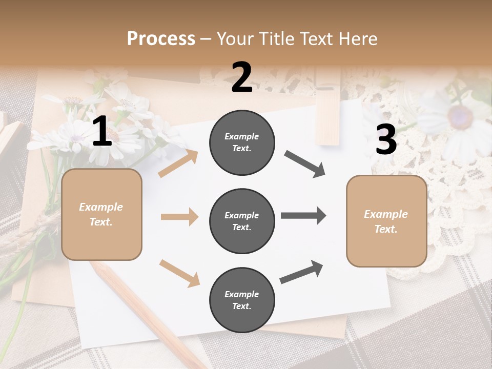 Mail Clothespins Post PowerPoint Template
