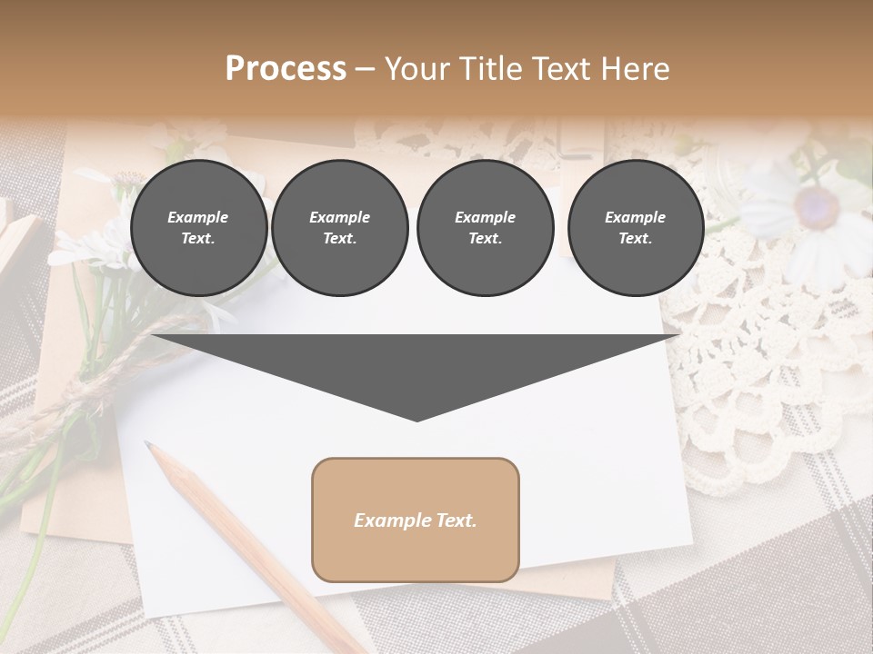 Mail Clothespins Post PowerPoint Template