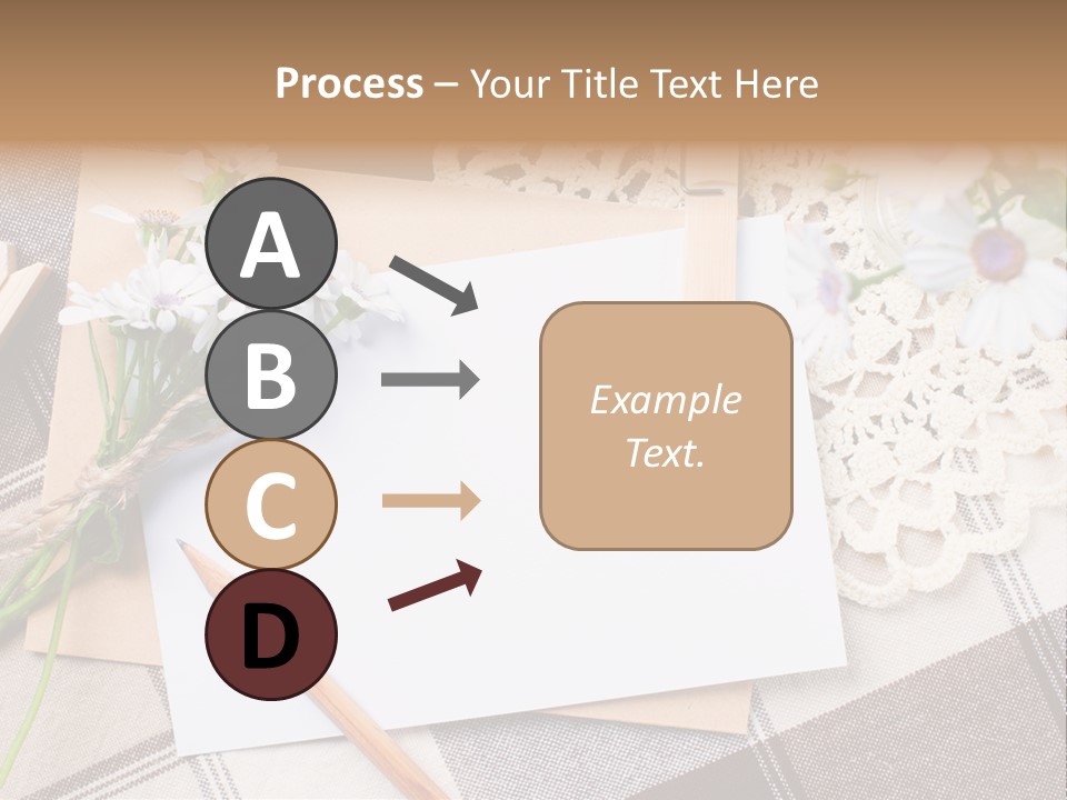 Mail Clothespins Post PowerPoint Template