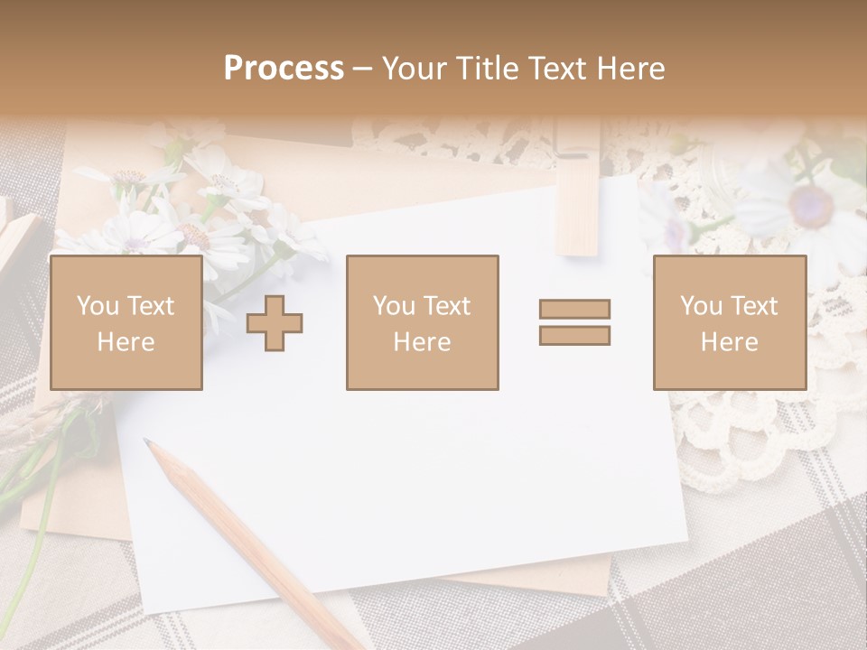 Mail Clothespins Post PowerPoint Template