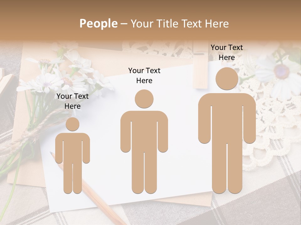 Mail Clothespins Post PowerPoint Template