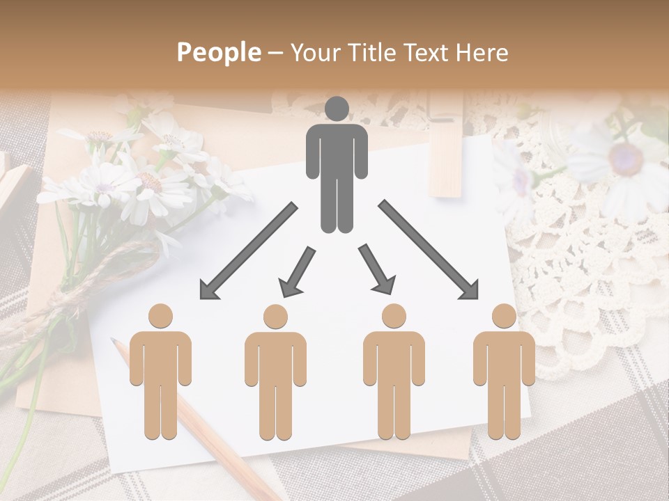 Mail Clothespins Post PowerPoint Template