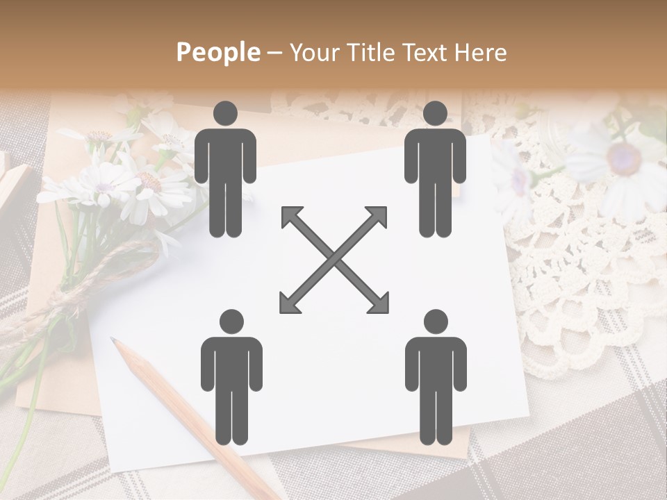 Mail Clothespins Post PowerPoint Template