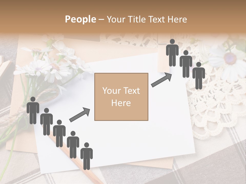 Mail Clothespins Post PowerPoint Template