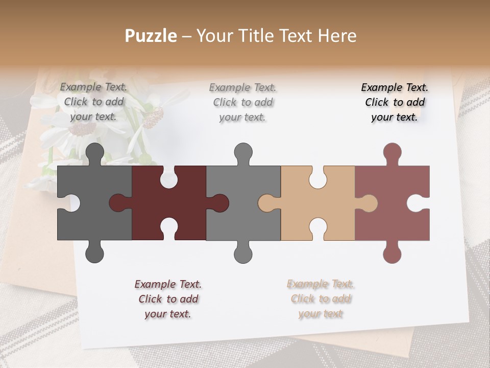 Holiday Blank Checkered PowerPoint Template