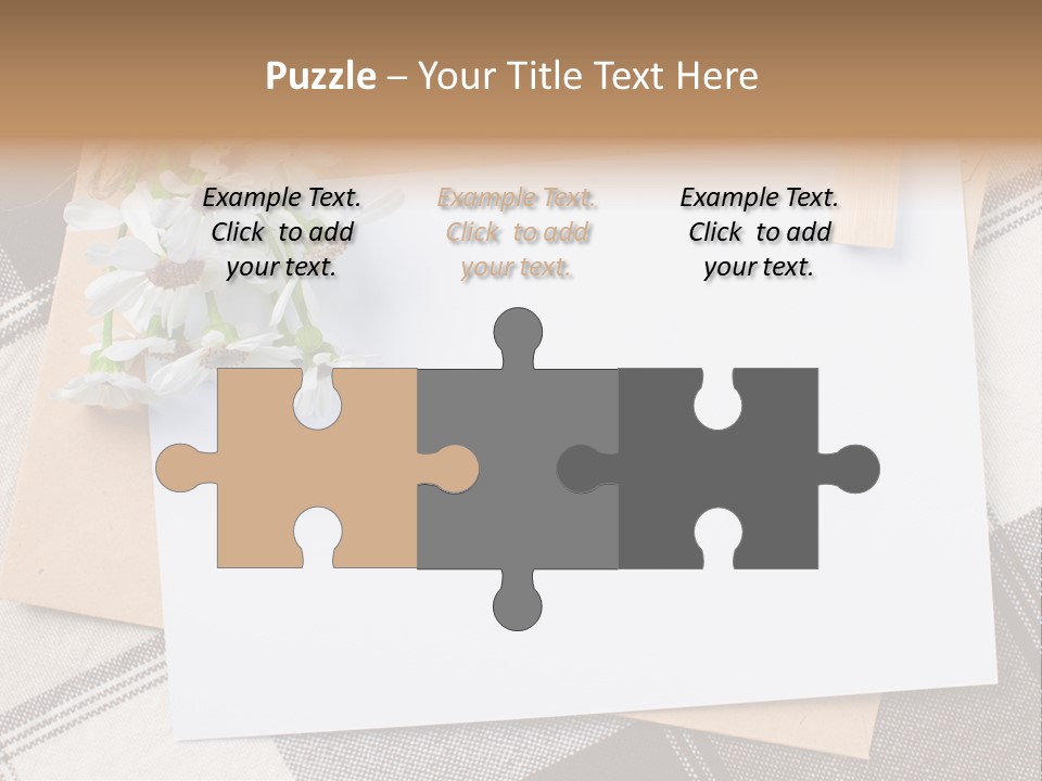 Holiday Blank Checkered PowerPoint Template