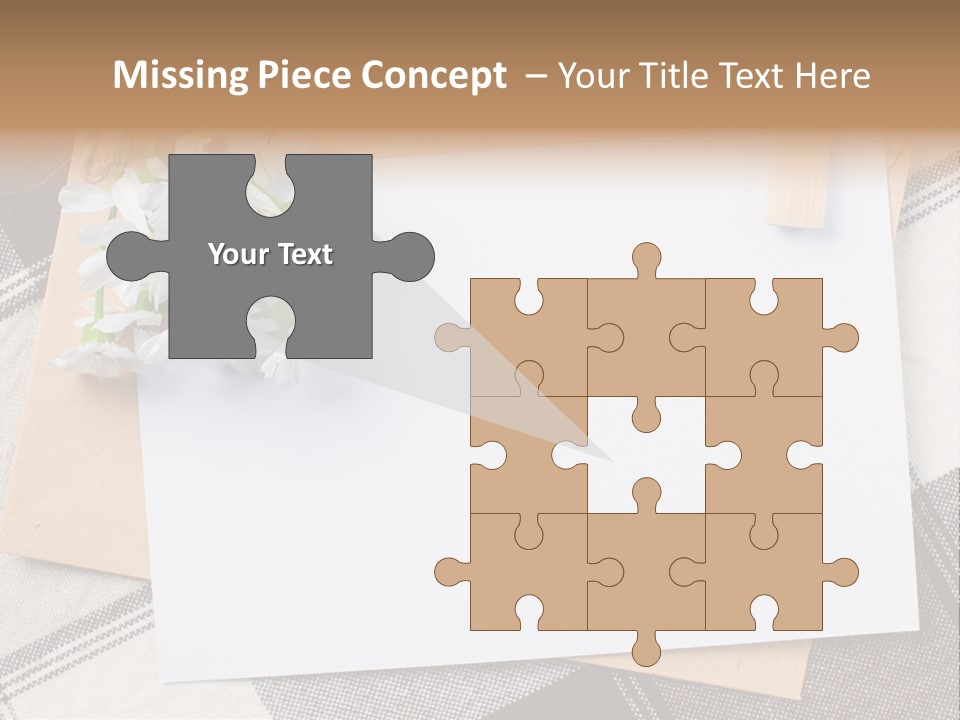 Holiday Blank Checkered PowerPoint Template