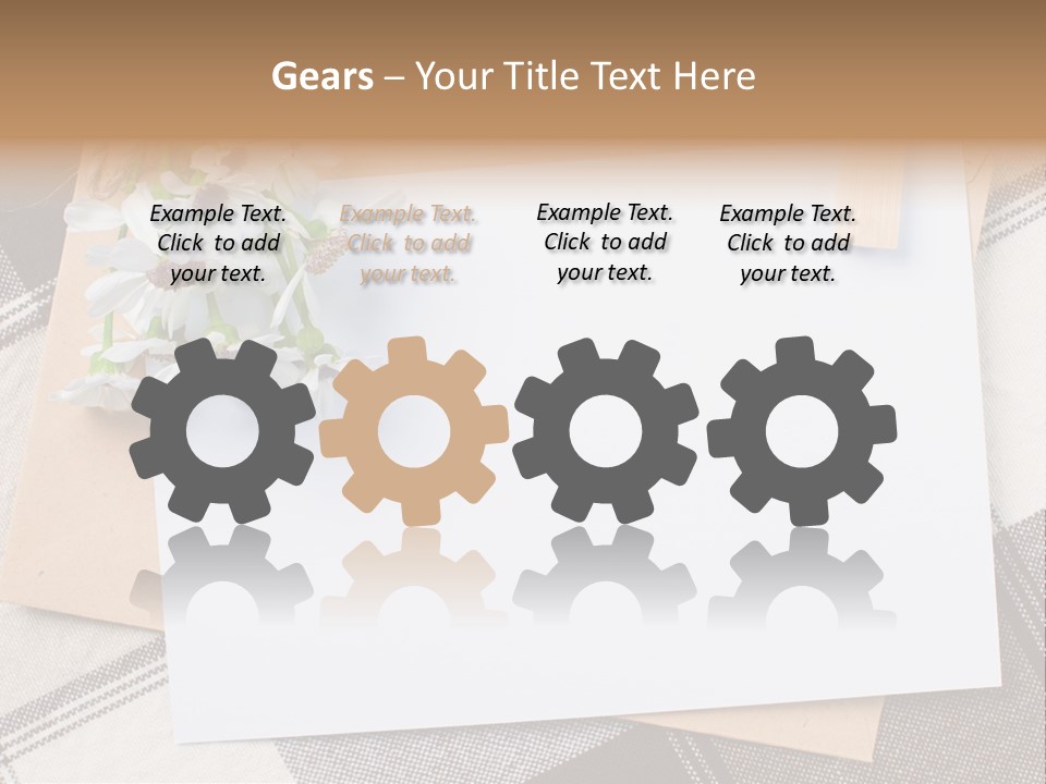 Holiday Blank Checkered PowerPoint Template