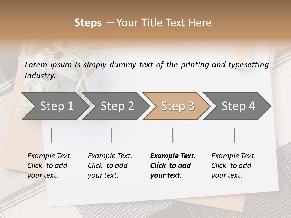 Holiday Blank Checkered PowerPoint Template