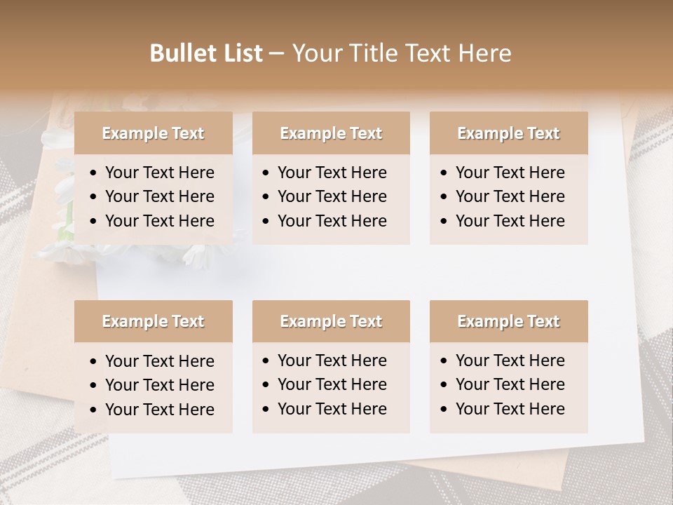 Holiday Blank Checkered PowerPoint Template