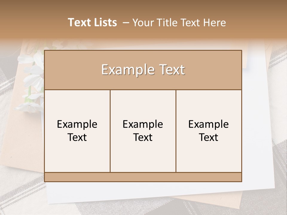 Holiday Blank Checkered PowerPoint Template