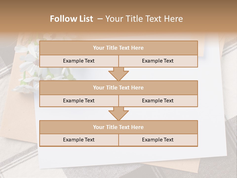 Holiday Blank Checkered PowerPoint Template