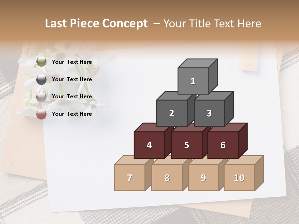 Holiday Blank Checkered PowerPoint Template