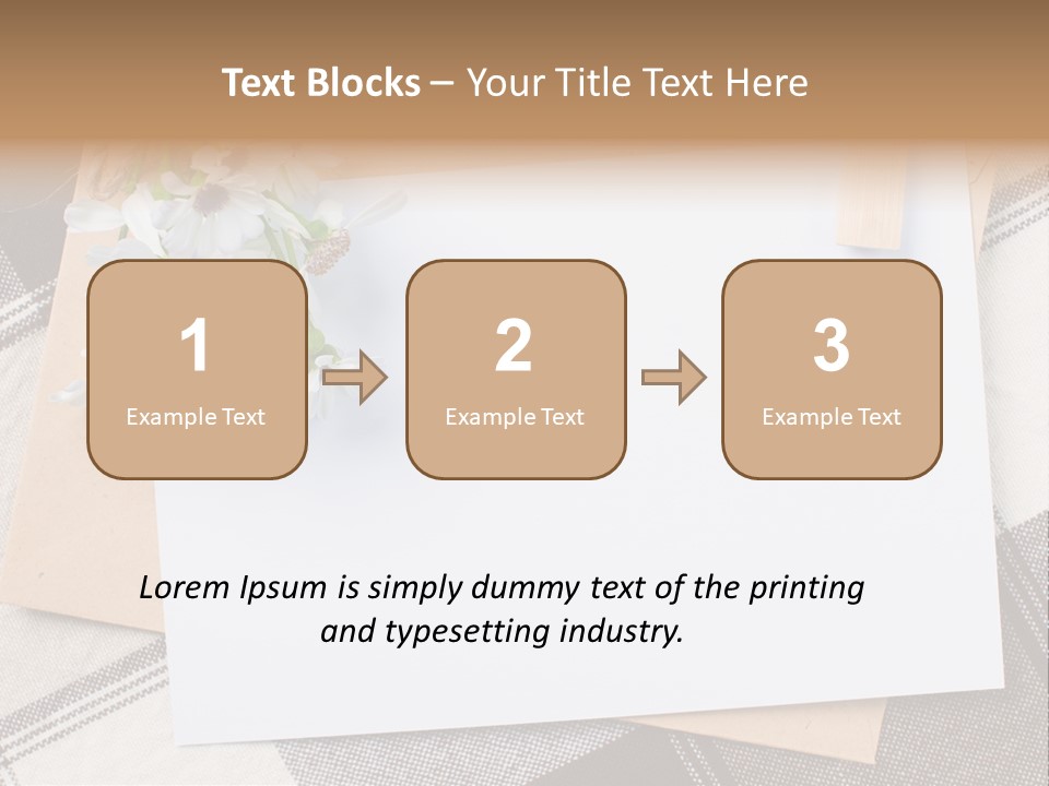 Holiday Blank Checkered PowerPoint Template