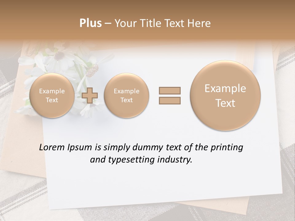 Holiday Blank Checkered PowerPoint Template