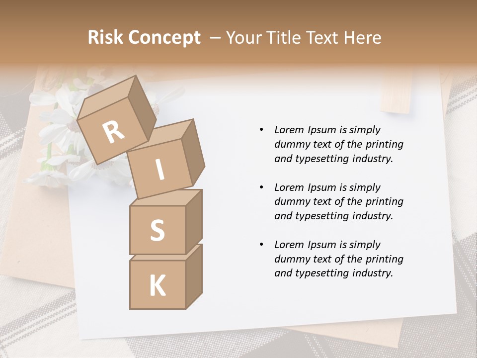 Holiday Blank Checkered PowerPoint Template