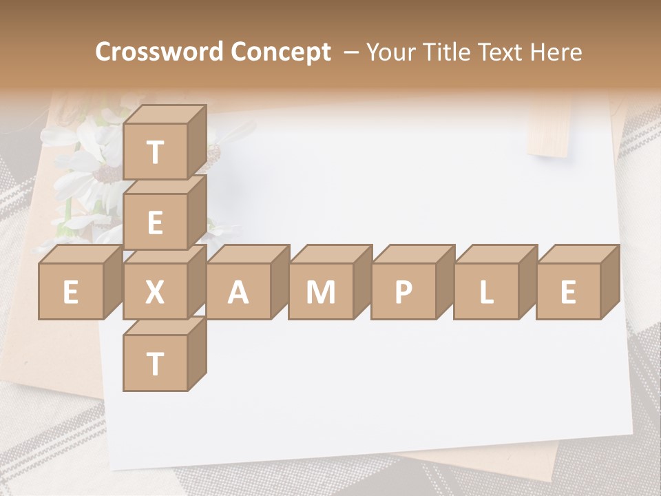Holiday Blank Checkered PowerPoint Template
