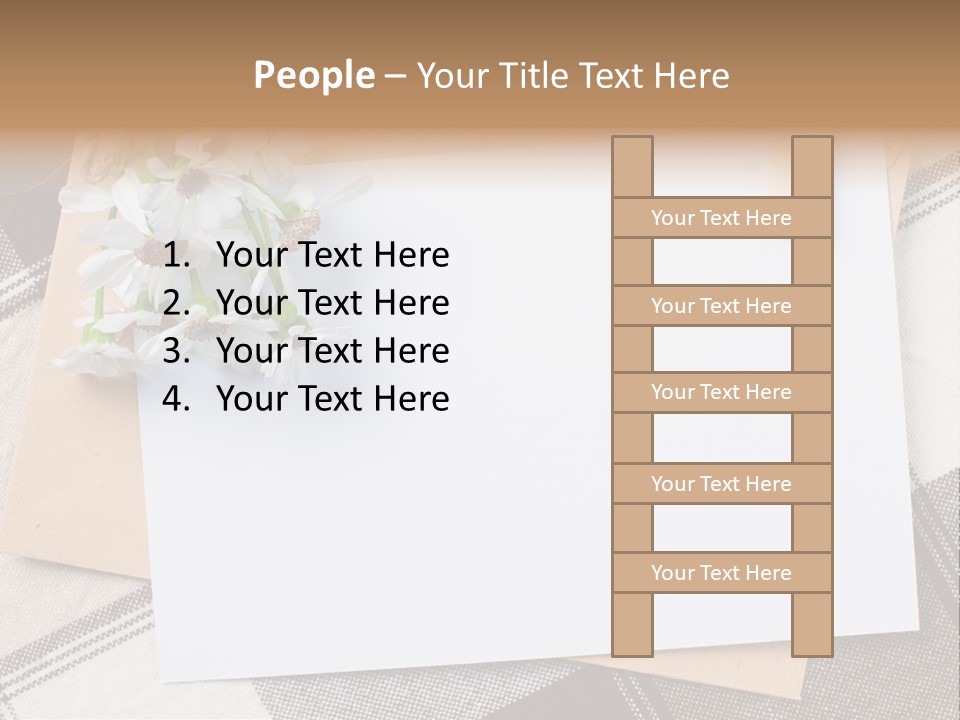 Holiday Blank Checkered PowerPoint Template