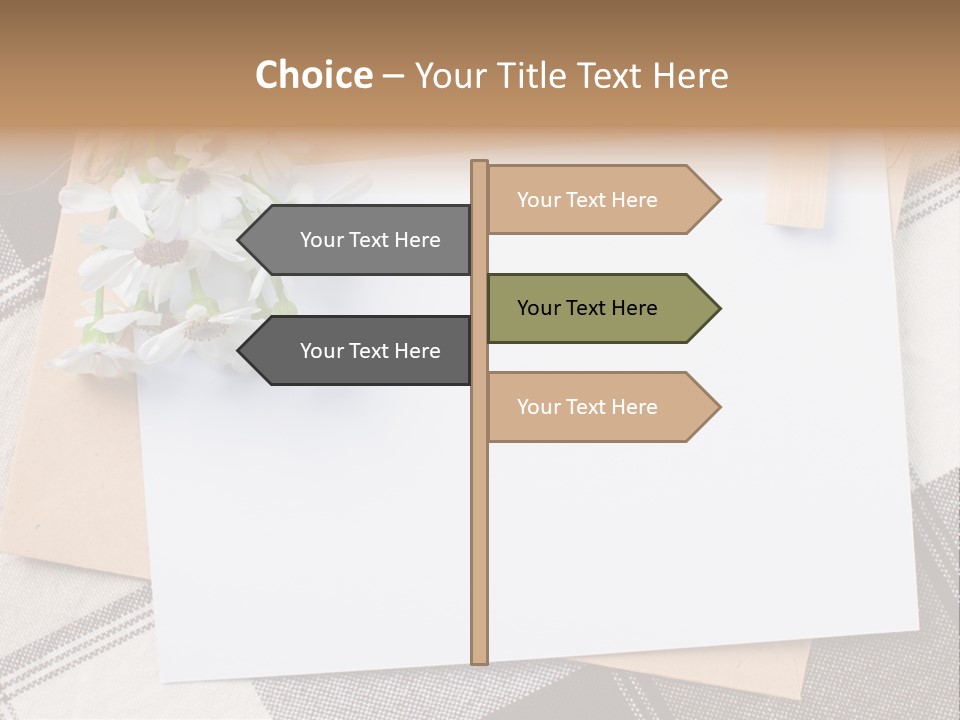 Holiday Blank Checkered PowerPoint Template