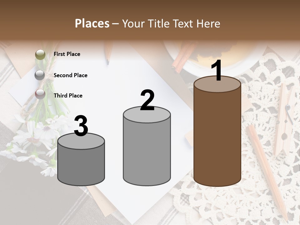 Beige Flowers Holiday PowerPoint Template