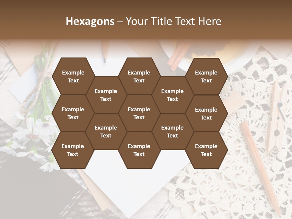 Beige Flowers Holiday PowerPoint Template