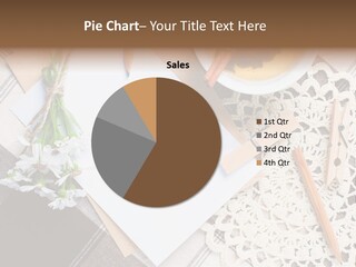 Beige Flowers Holiday PowerPoint Template