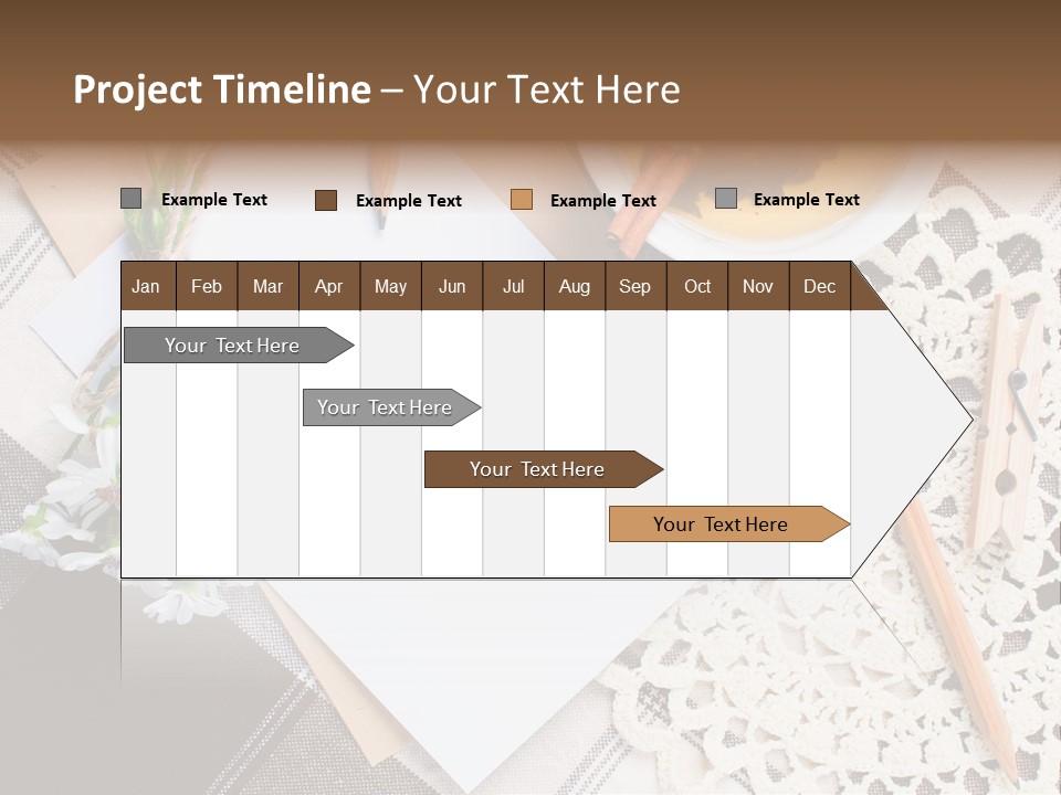 Beige Flowers Holiday PowerPoint Template