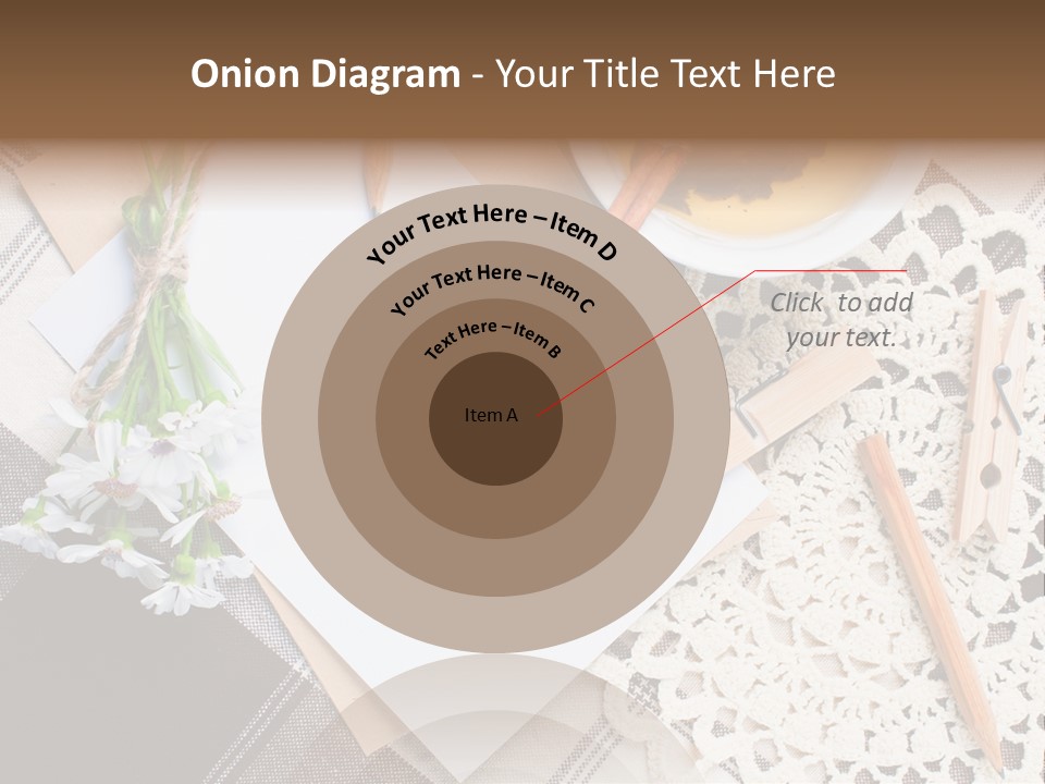 Beige Flowers Holiday PowerPoint Template