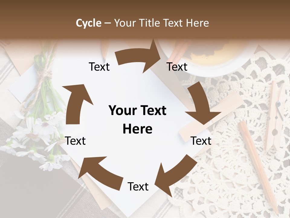 Beige Flowers Holiday PowerPoint Template