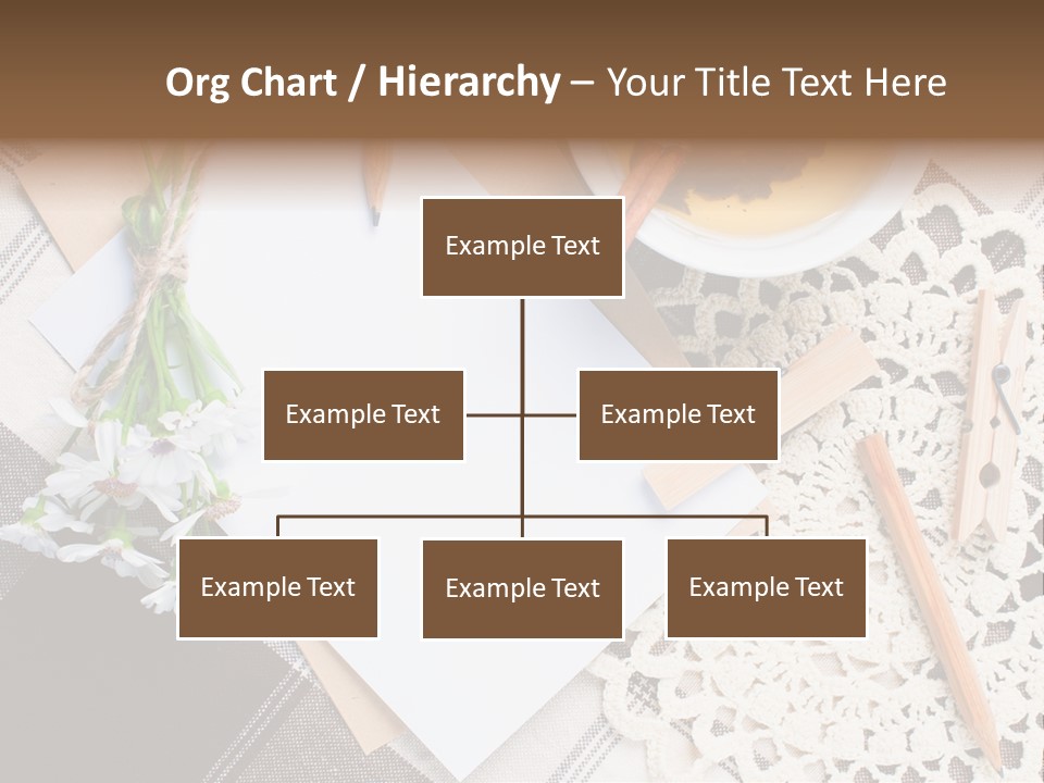 Beige Flowers Holiday PowerPoint Template