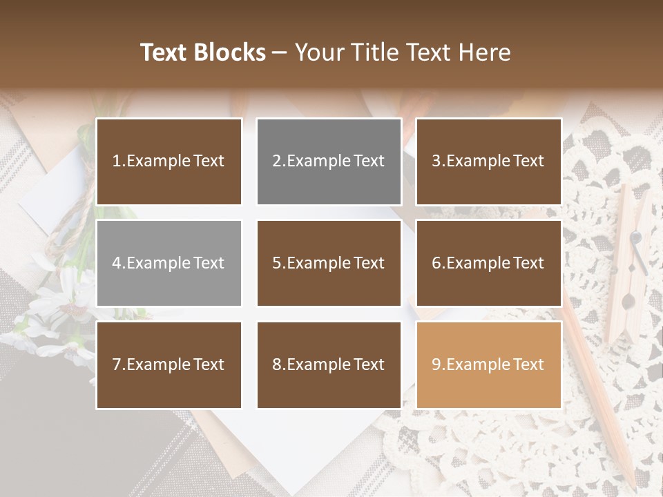 Beige Flowers Holiday PowerPoint Template