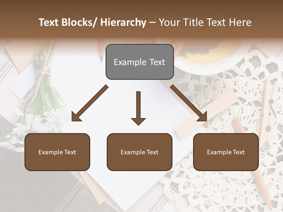 Beige Flowers Holiday PowerPoint Template