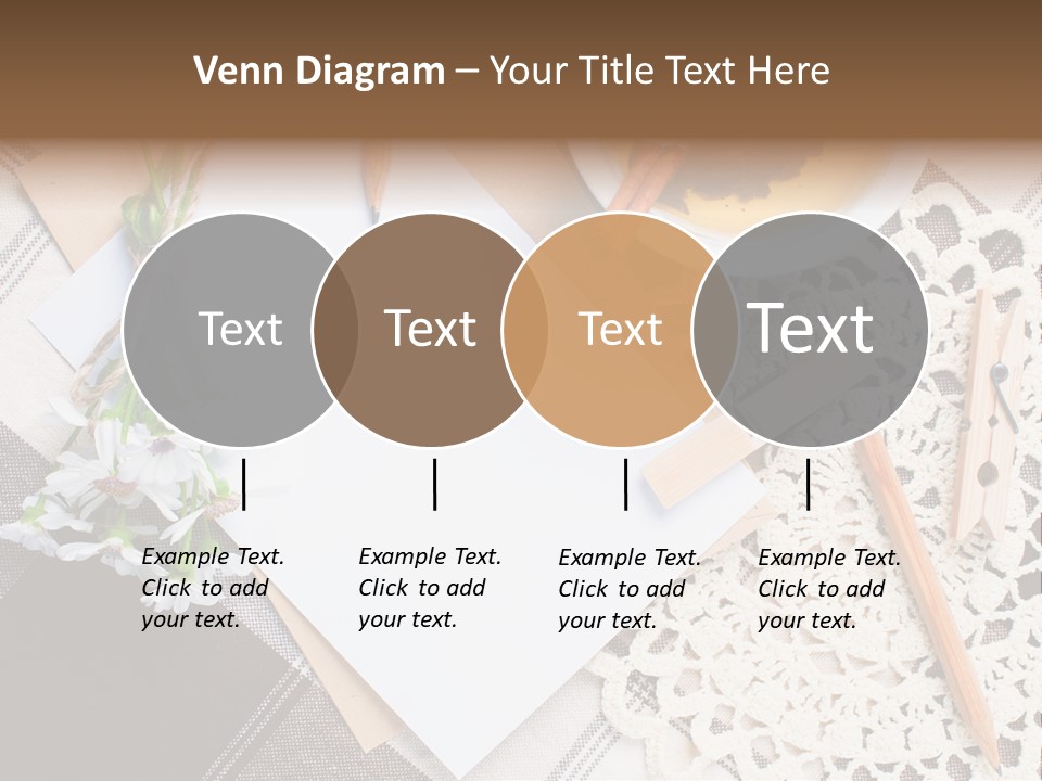 Beige Flowers Holiday PowerPoint Template