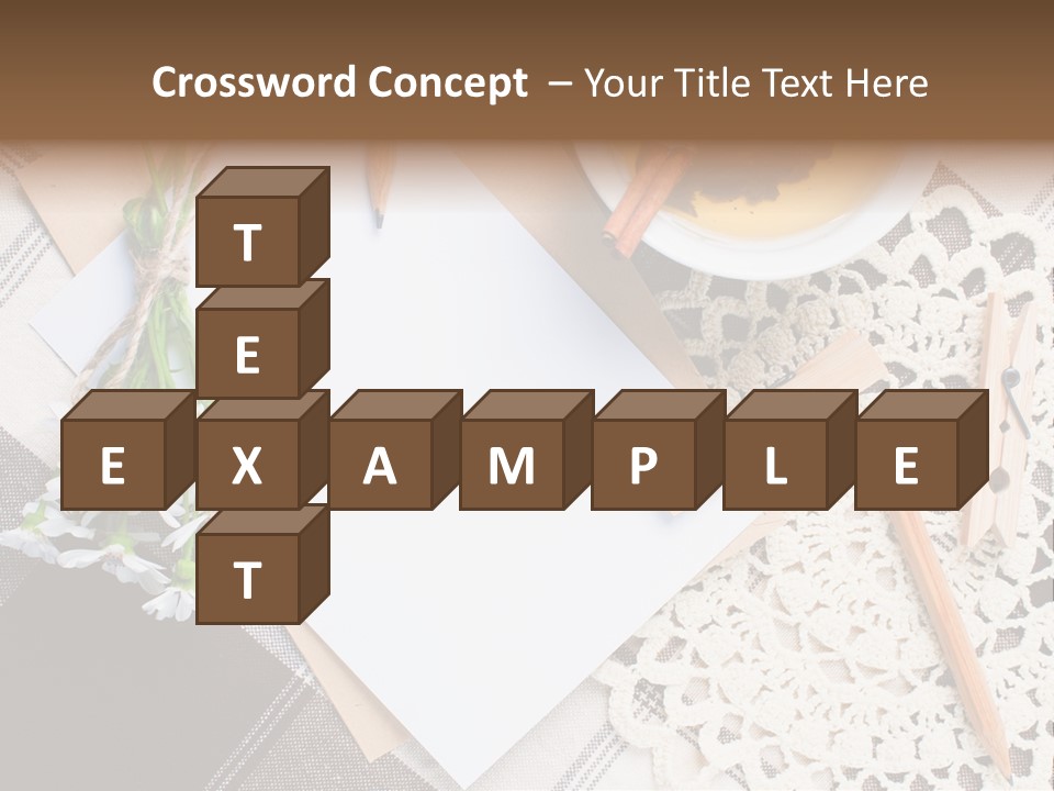 Beige Flowers Holiday PowerPoint Template