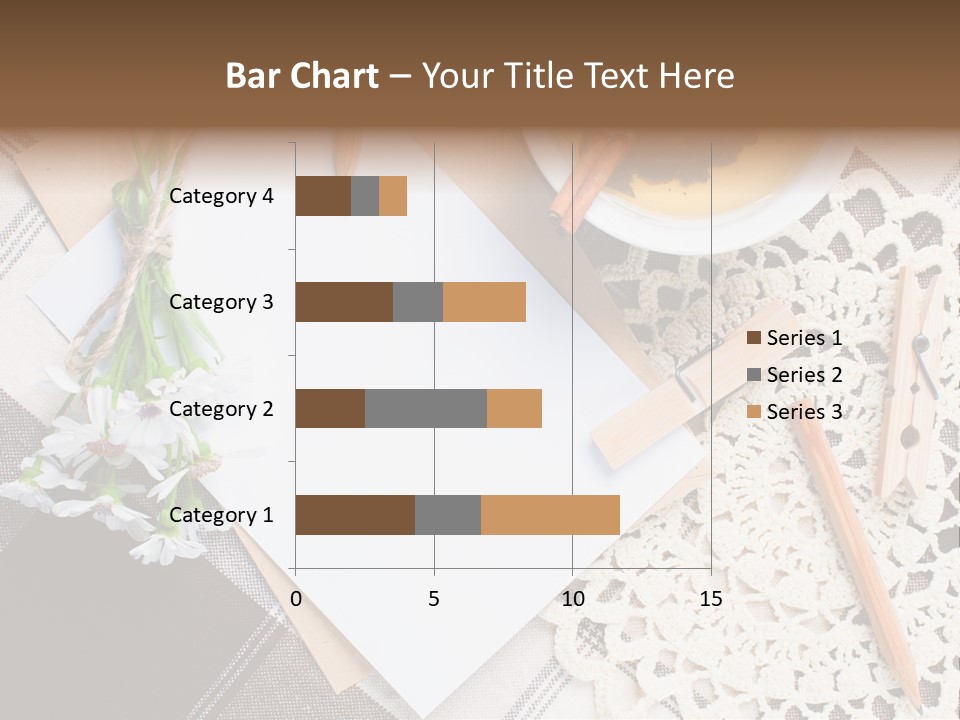 Beige Flowers Holiday PowerPoint Template