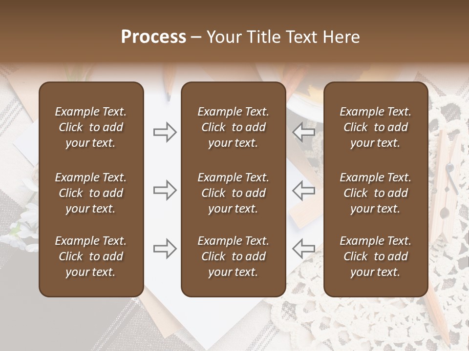 Beige Flowers Holiday PowerPoint Template