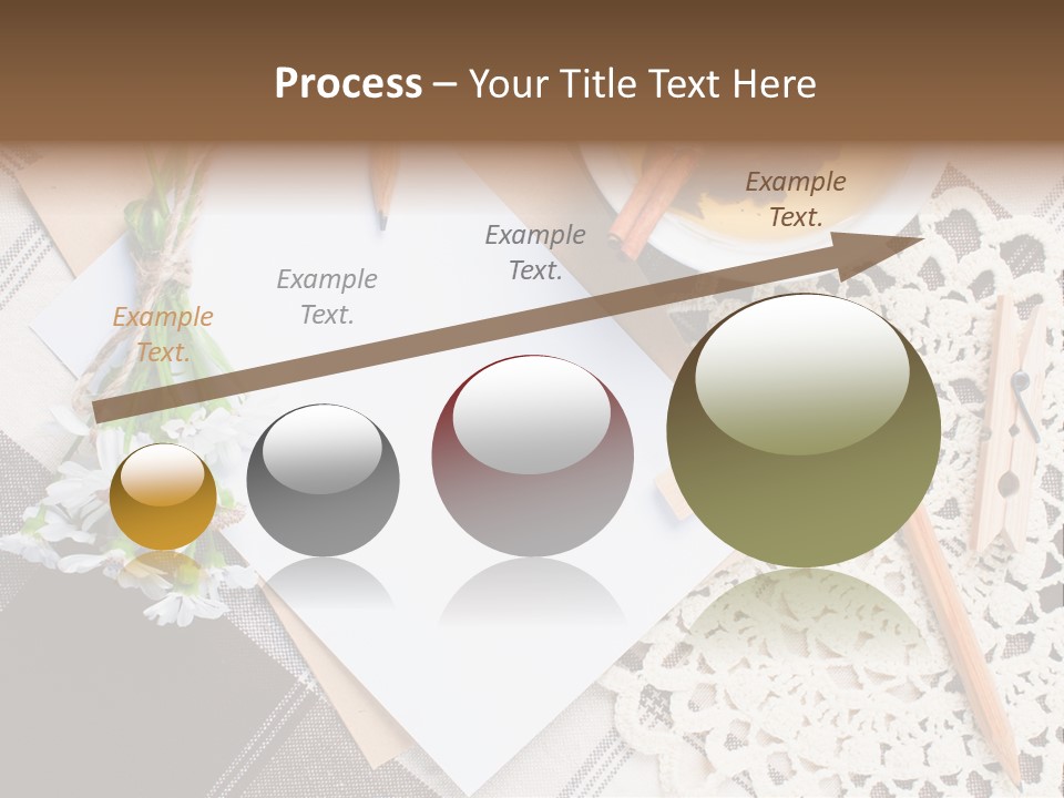 Beige Flowers Holiday PowerPoint Template