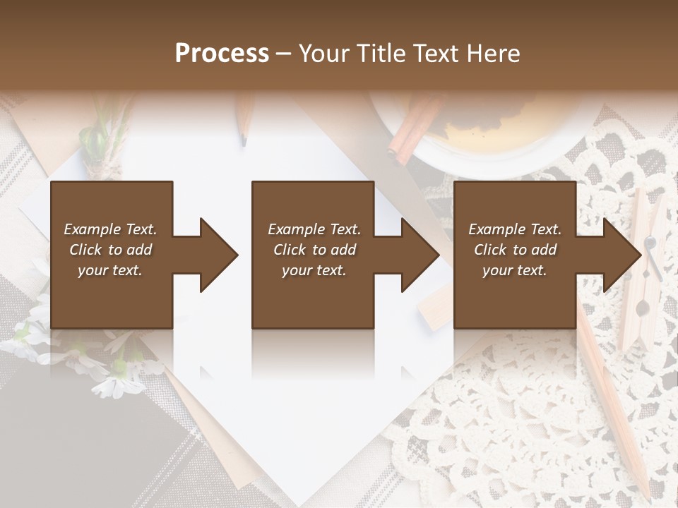 Beige Flowers Holiday PowerPoint Template