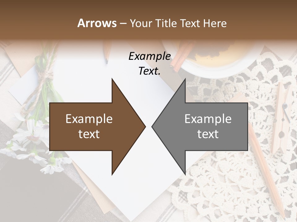 Beige Flowers Holiday PowerPoint Template