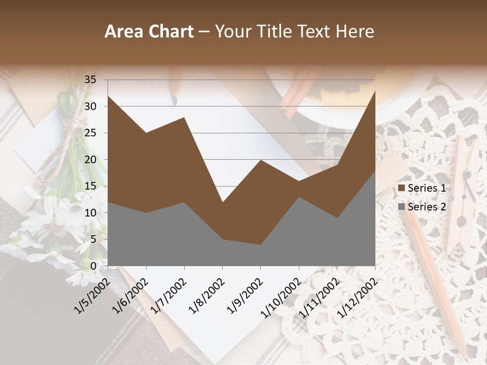 Beige Flowers Holiday PowerPoint Template