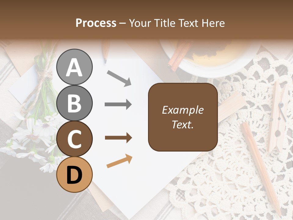 Beige Flowers Holiday PowerPoint Template